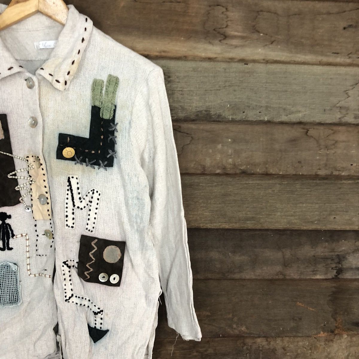 Japanese Brand × Vintage Max Co Light Grey art shirt #c1163 Size US M / EU 48-50 / 2 - 5 Thumbnail