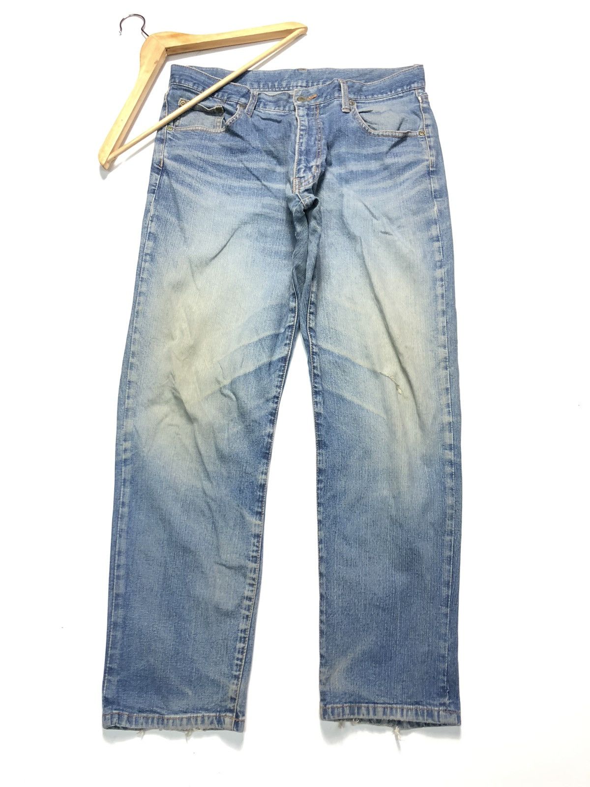 Japanese Brand JAPANESE BRAND BLUE WASH DENIM Size US 34 / EU 50 - 1 Thumbnail