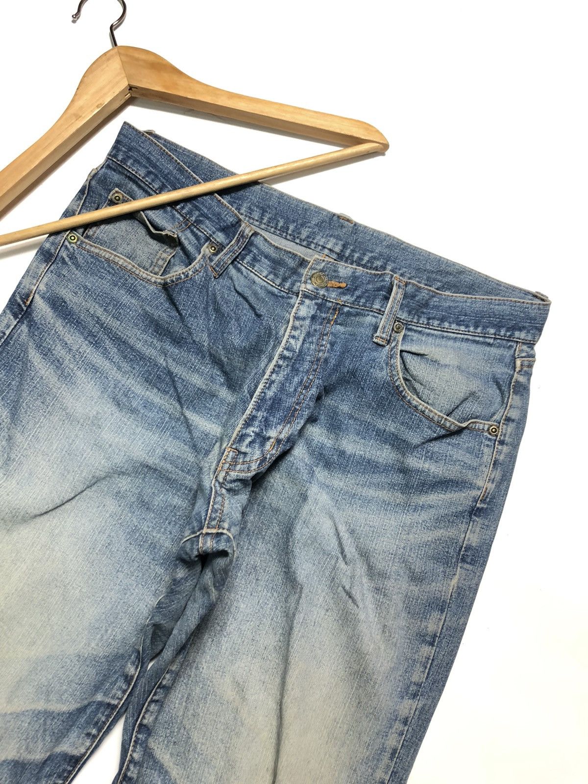 Japanese Brand JAPANESE BRAND BLUE WASH DENIM Size US 34 / EU 50 - 2 Thumbnail