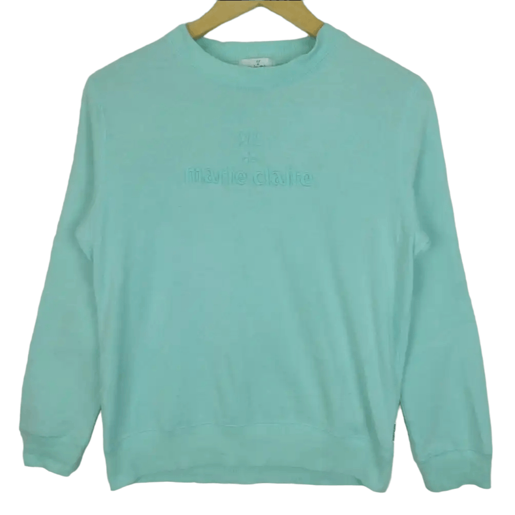 Japanese Brand RUE DE MARIE CLAIRE Big Logo Sweatshirts For Women Size M / US 6-8 / IT 42-44 - 2 Thumbnail