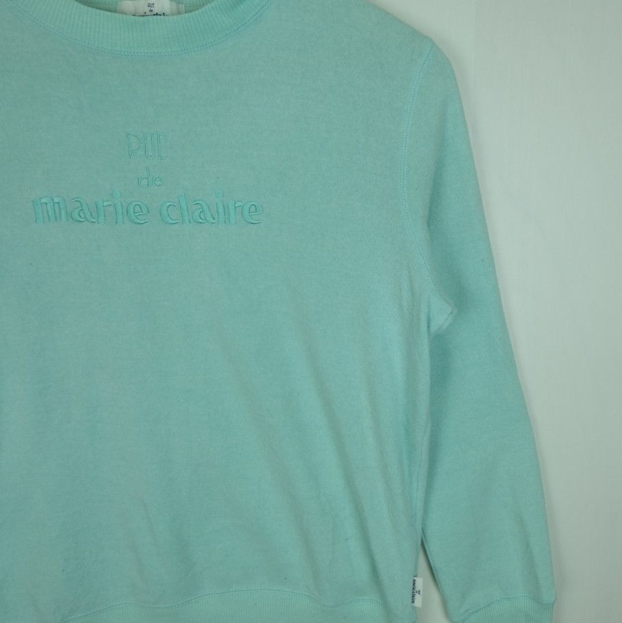 Japanese Brand RUE DE MARIE CLAIRE Big Logo Sweatshirts For Women Size M / US 6-8 / IT 42-44 - 4 Thumbnail