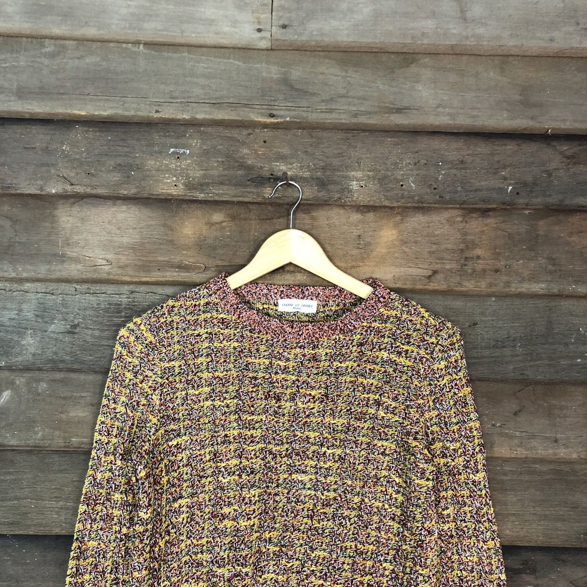 Homespun Knitwear Giannilo Giudice Multicolor Knitwear blouse #c1160 Size S / US 4 / IT 40 - 2 Thumbnail