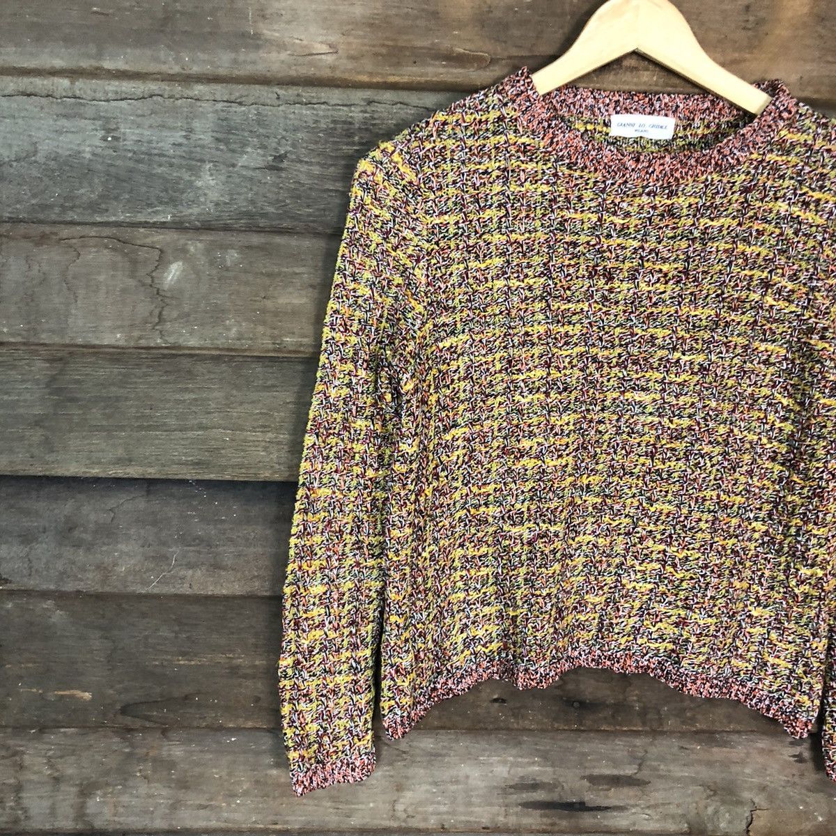 Homespun Knitwear Giannilo Giudice Multicolor Knitwear blouse #c1160 Size S / US 4 / IT 40 - 7 Thumbnail
