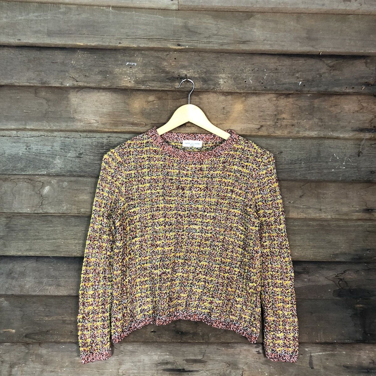 Homespun Knitwear Giannilo Giudice Multicolor Knitwear blouse #c1160 Size S / US 4 / IT 40 - 3 Thumbnail