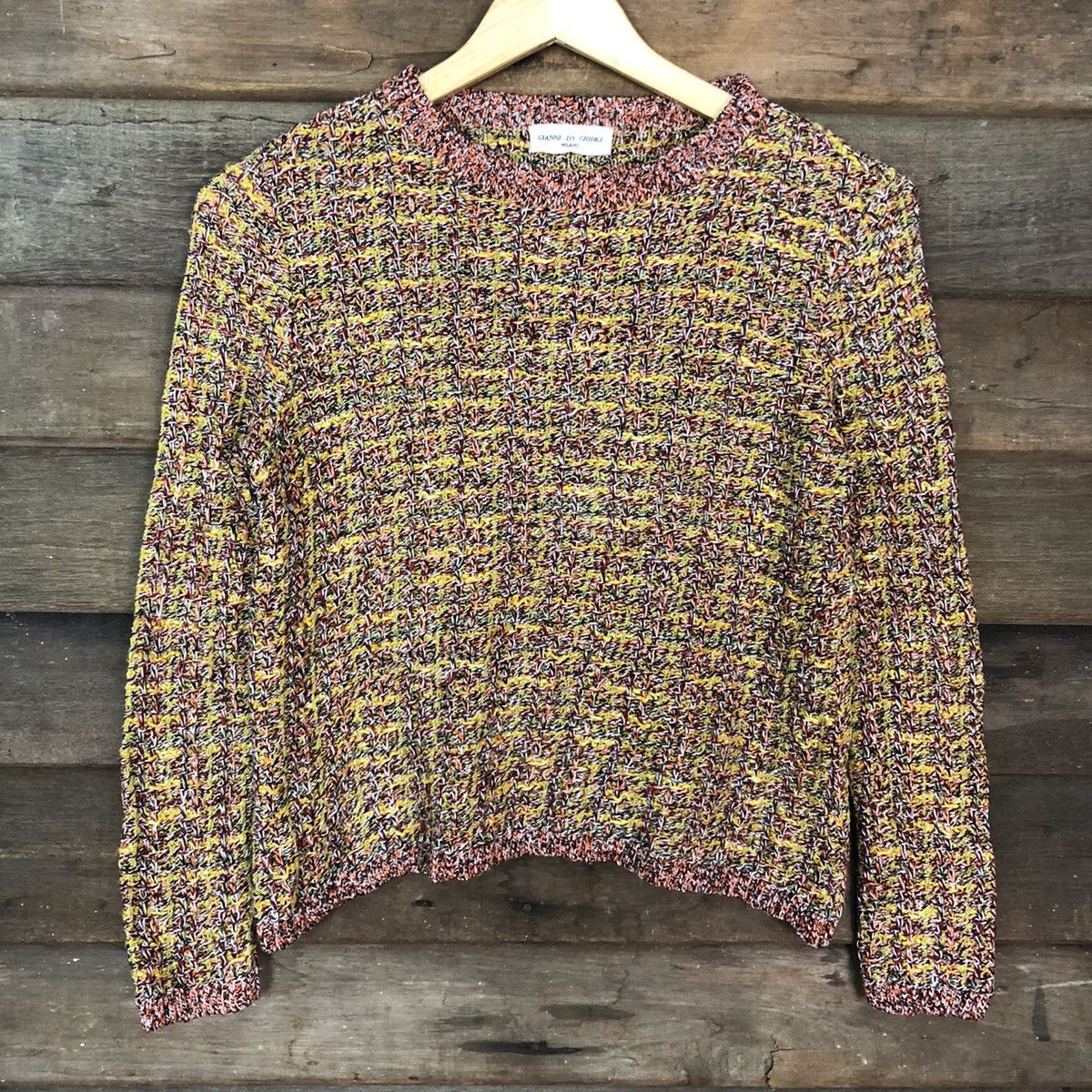 Homespun Knitwear Giannilo Giudice Multicolor Knitwear blouse #c1160 Size S / US 4 / IT 40 - 8 Thumbnail