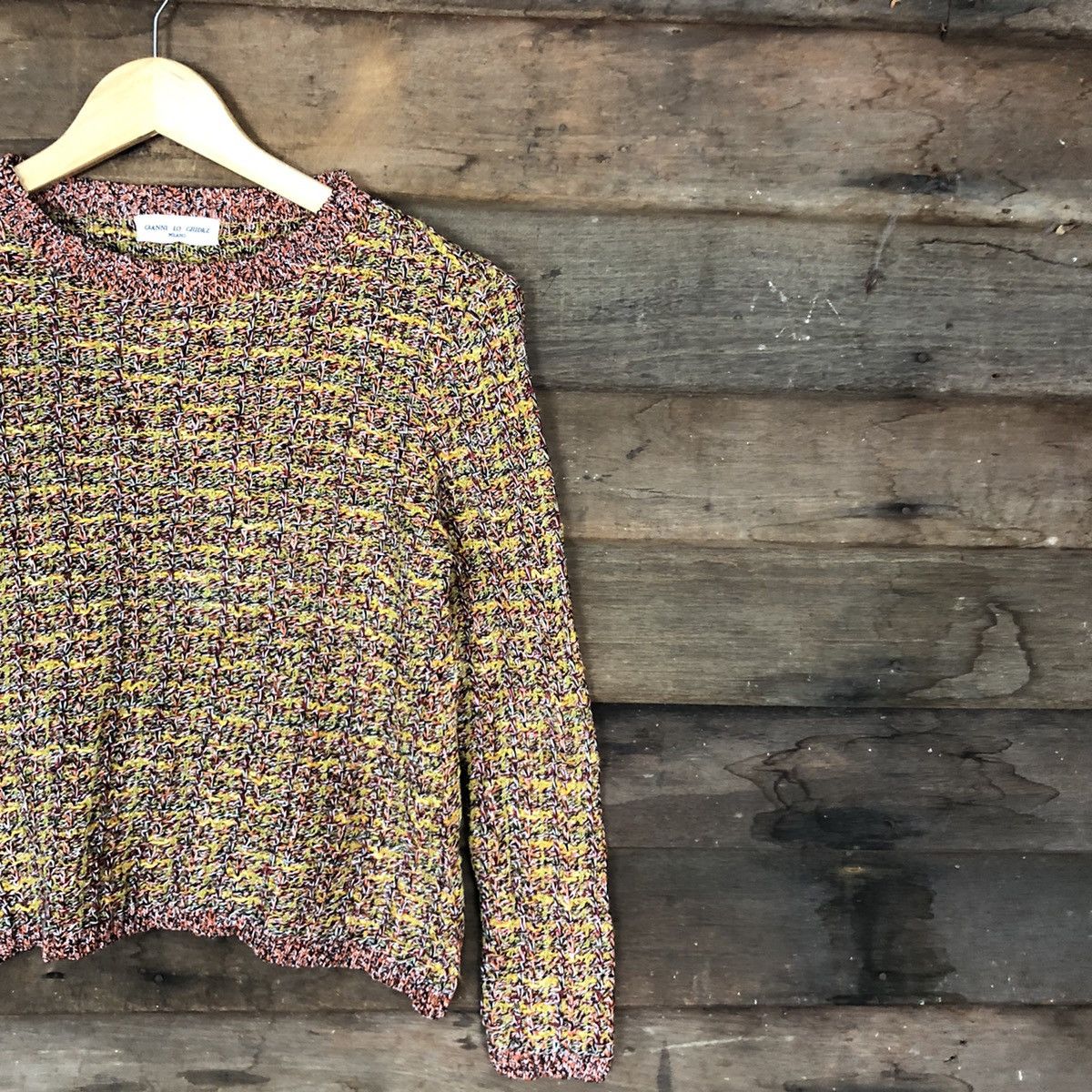 Homespun Knitwear Giannilo Giudice Multicolor Knitwear blouse #c1160 Size S / US 4 / IT 40 - 5 Thumbnail
