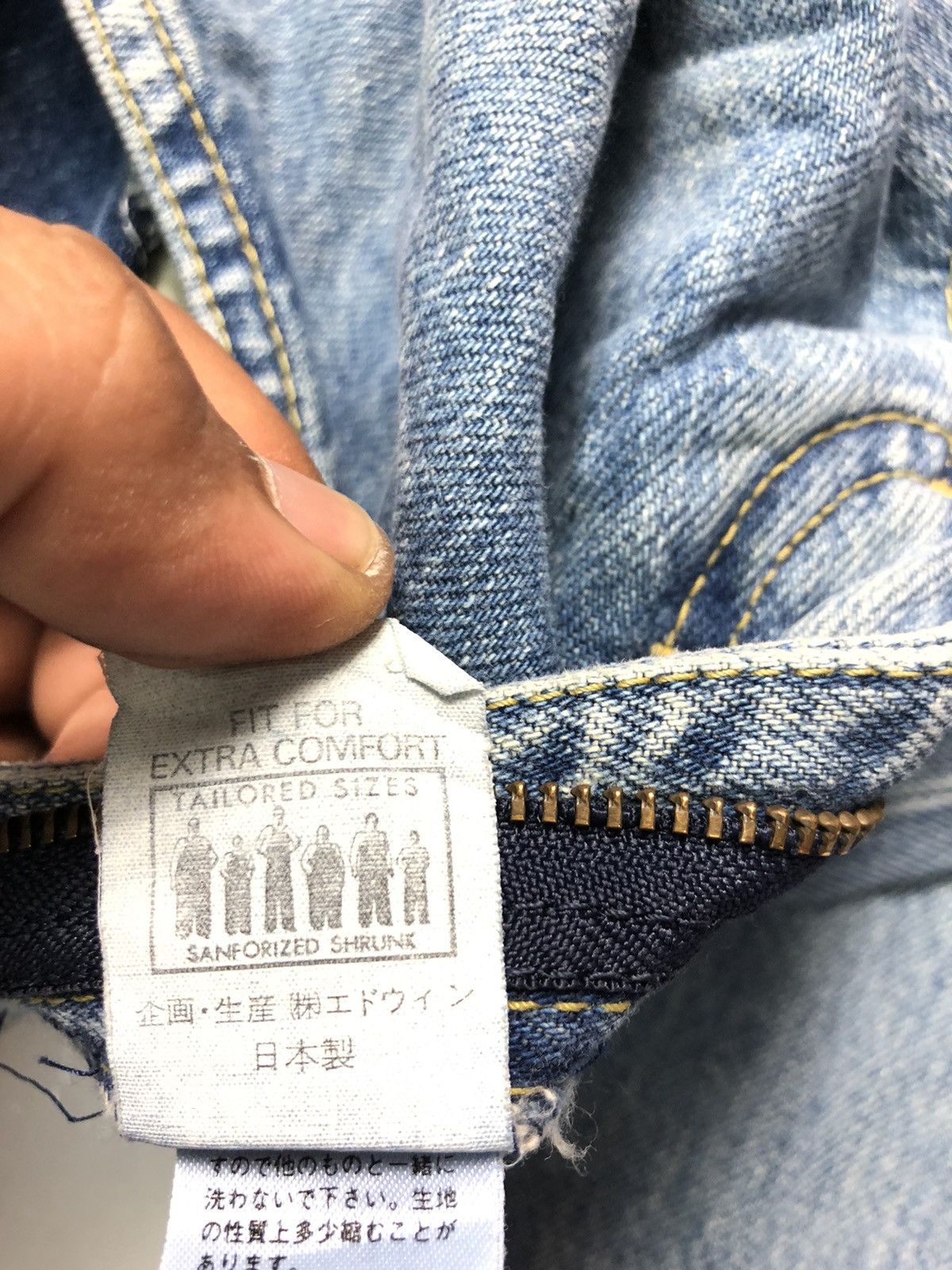 Lee × Vintage VINTAGE LEE RIDERS SANFORIZED BLUE WASH DENIM Size US 29 - 11 Thumbnail