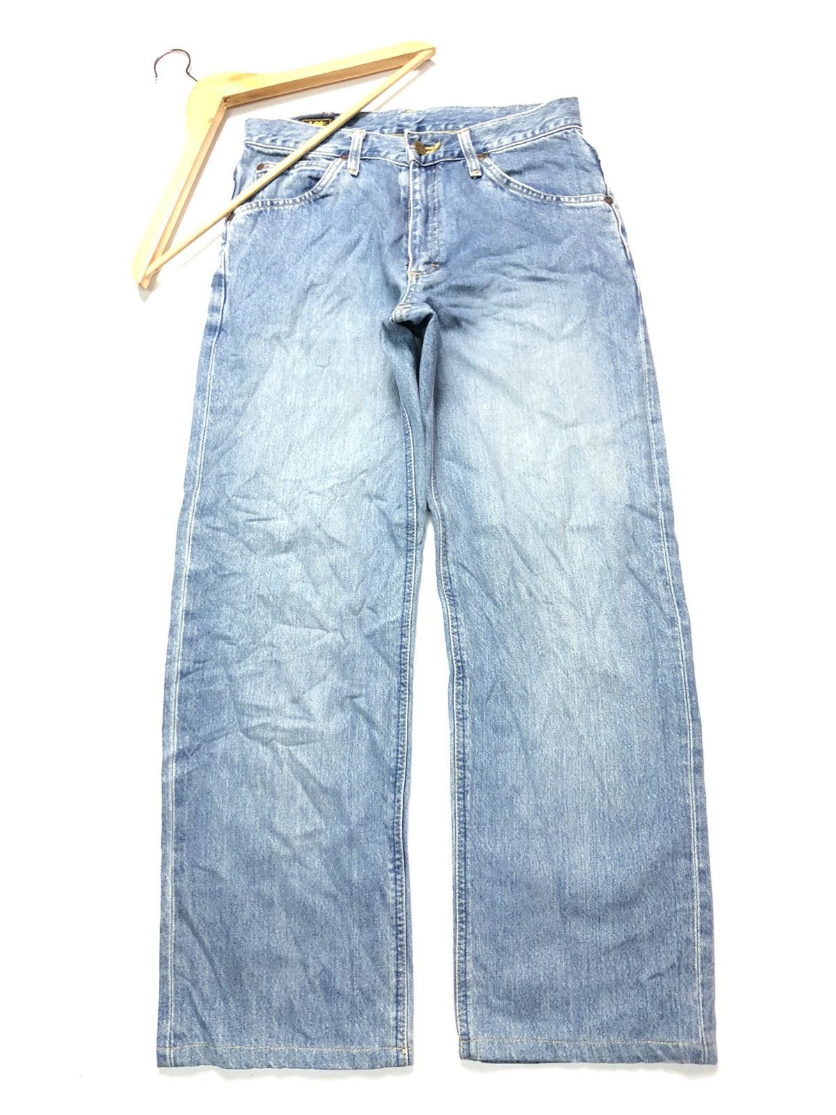 Lee × Vintage VINTAGE LEE RIDERS SANFORIZED BLUE WASH DENIM Size US 29 - 5 Thumbnail
