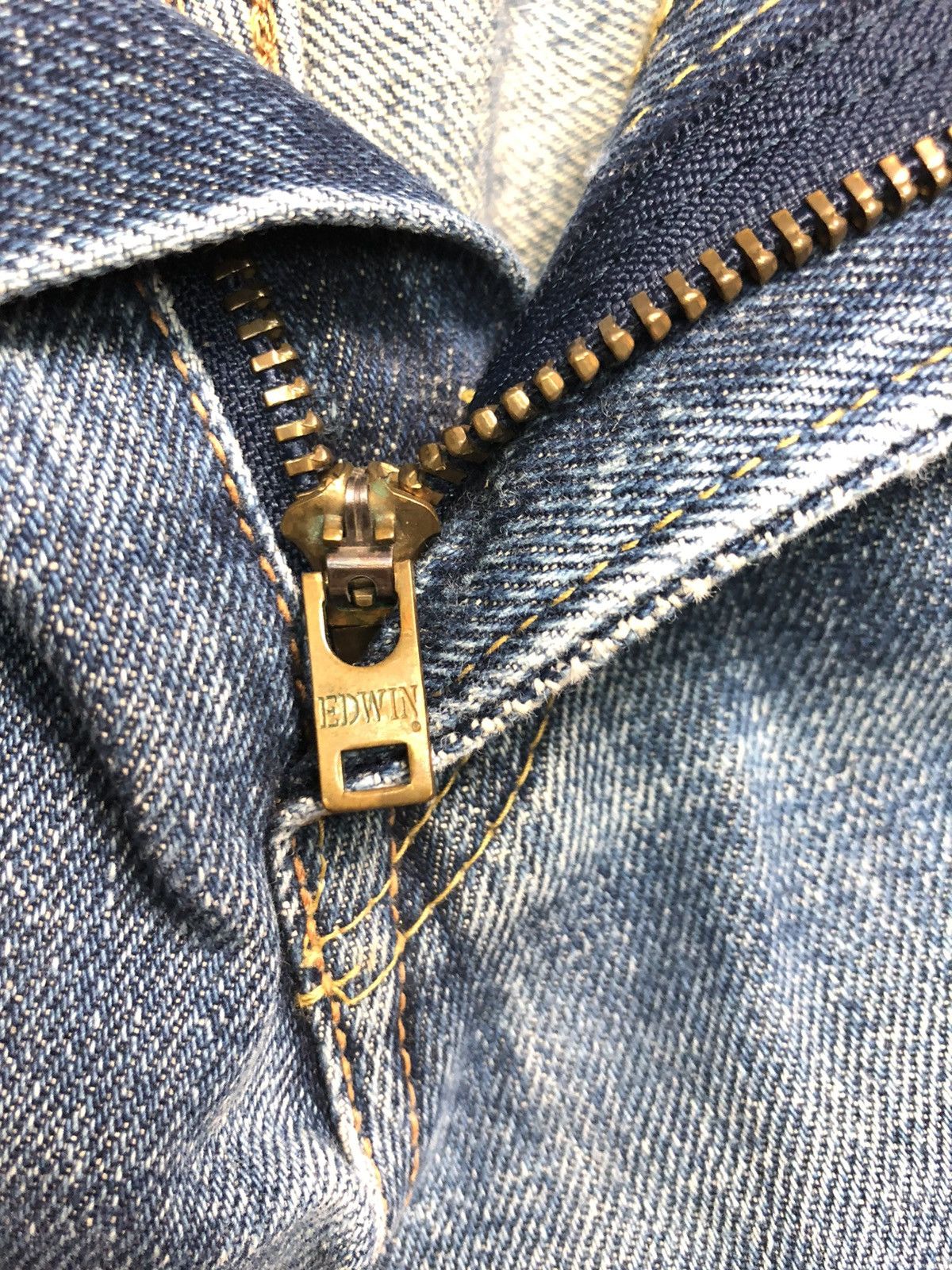 Edwin × Vintage VINTAGE SELVEDGE EDWIN DISTRESSED BLUE WASH DENIM Size US 29 - 9 Thumbnail