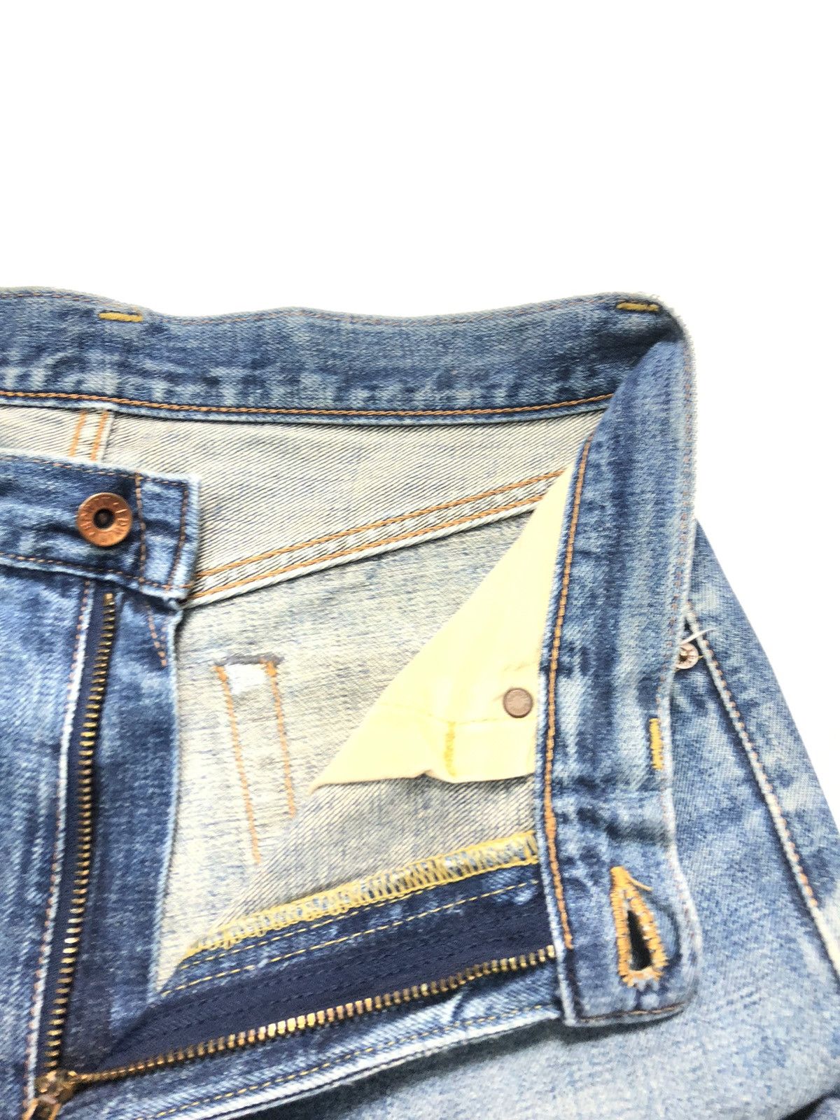 Edwin × Vintage VINTAGE SELVEDGE EDWIN DISTRESSED BLUE WASH DENIM Size US 29 - 6 Thumbnail