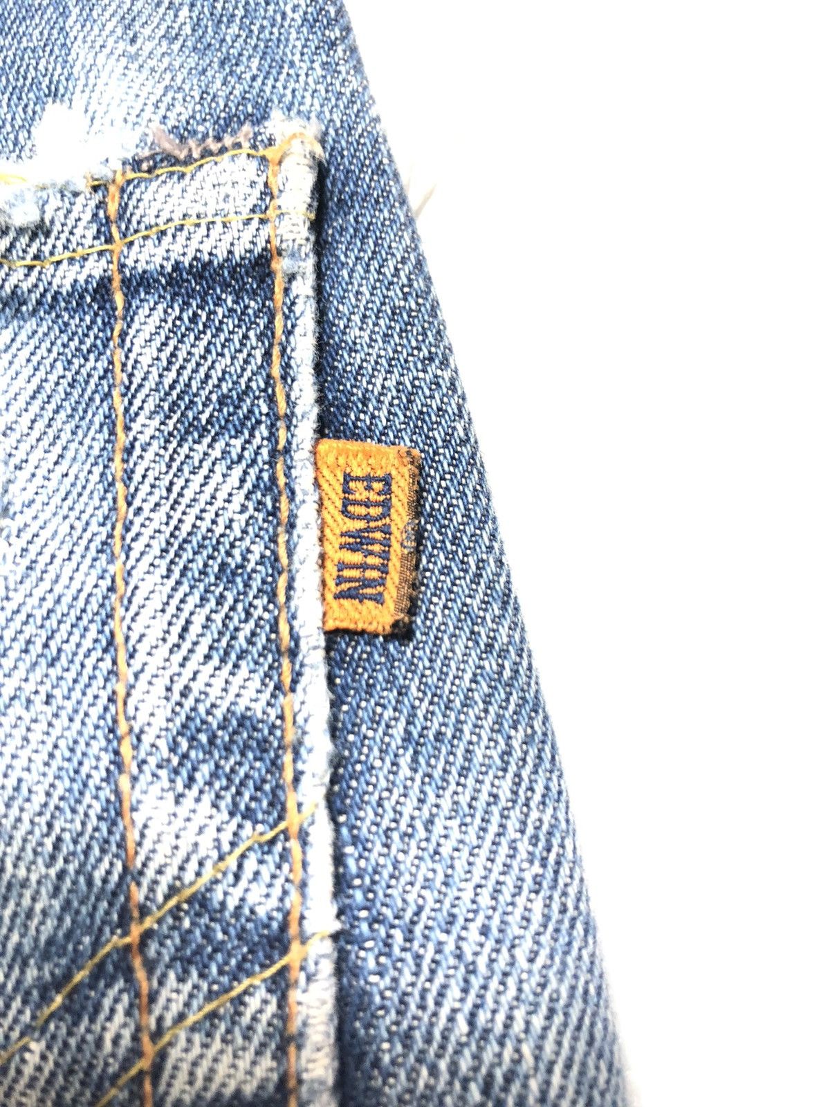 Edwin × Vintage VINTAGE SELVEDGE EDWIN DISTRESSED BLUE WASH DENIM Size US 29 - 14 Thumbnail
