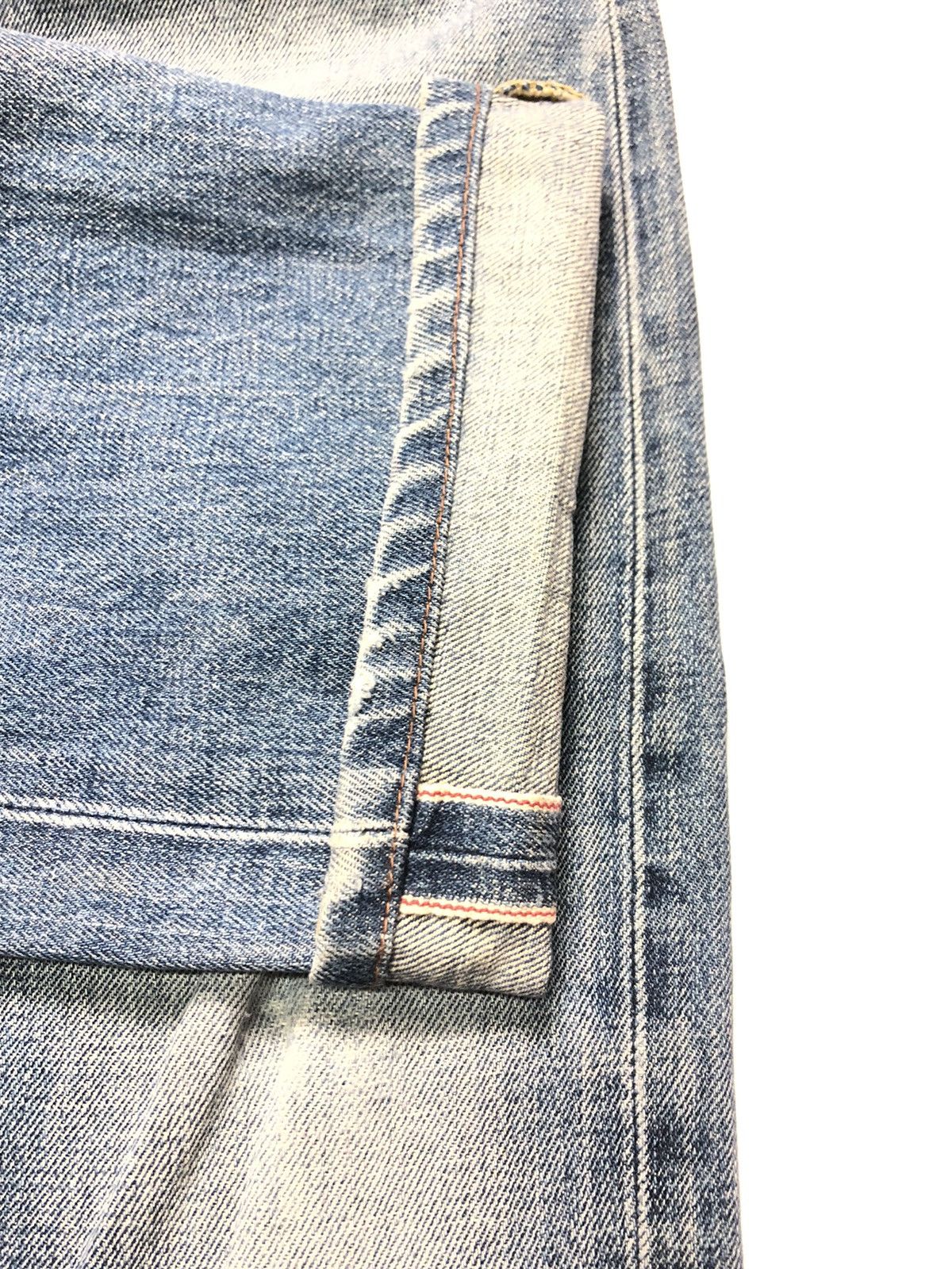 Edwin × Vintage VINTAGE SELVEDGE EDWIN DISTRESSED BLUE WASH DENIM Size US 29 - 3 Thumbnail