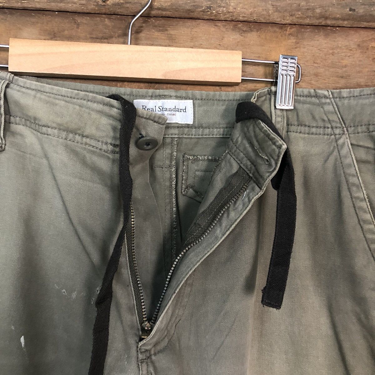 Faded Glory Real Standard Green Multipocket Cargo Pants #c1156 Size US 35 - 7 Thumbnail