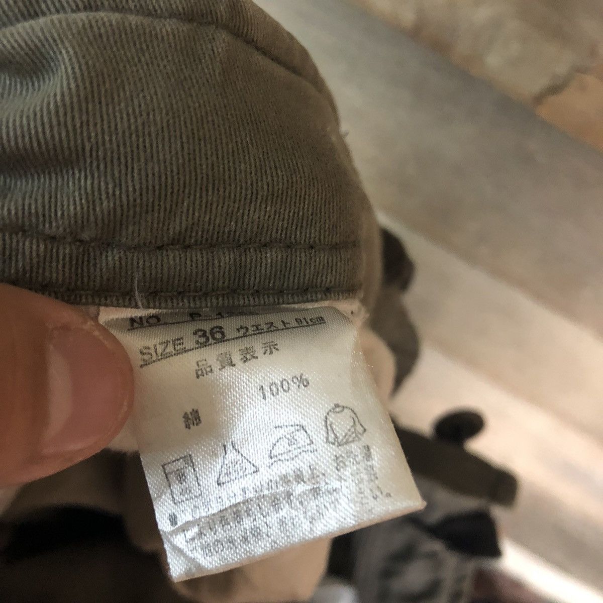 Faded Glory Real Standard Green Multipocket Cargo Pants #c1156 Size US 35 - 11 Thumbnail