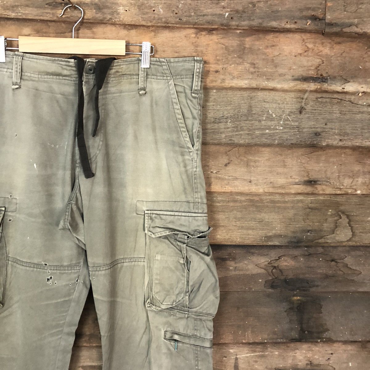 Faded Glory Real Standard Green Multipocket Cargo Pants #c1156 Size US 35 - 5 Thumbnail