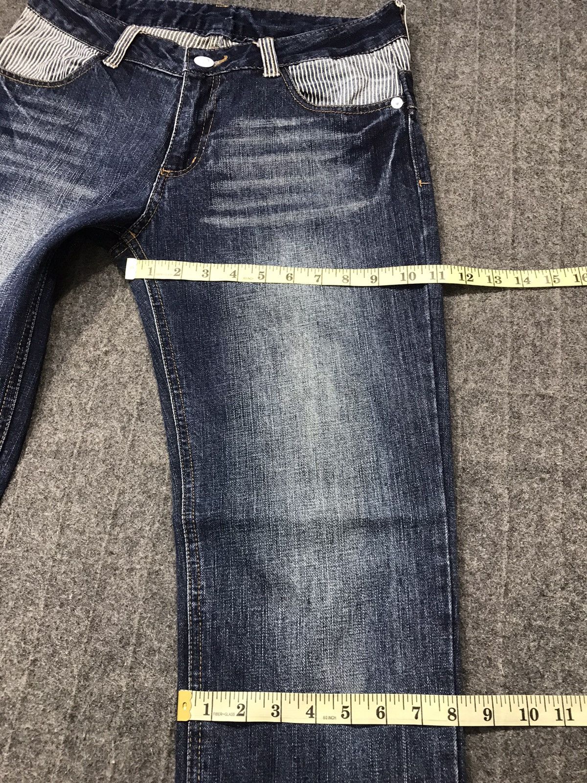 Japanese Brand × Vintage Vintage JapaneseBrand Double Waist Zipper Style Jeans Size 31" - 15 Thumbnail