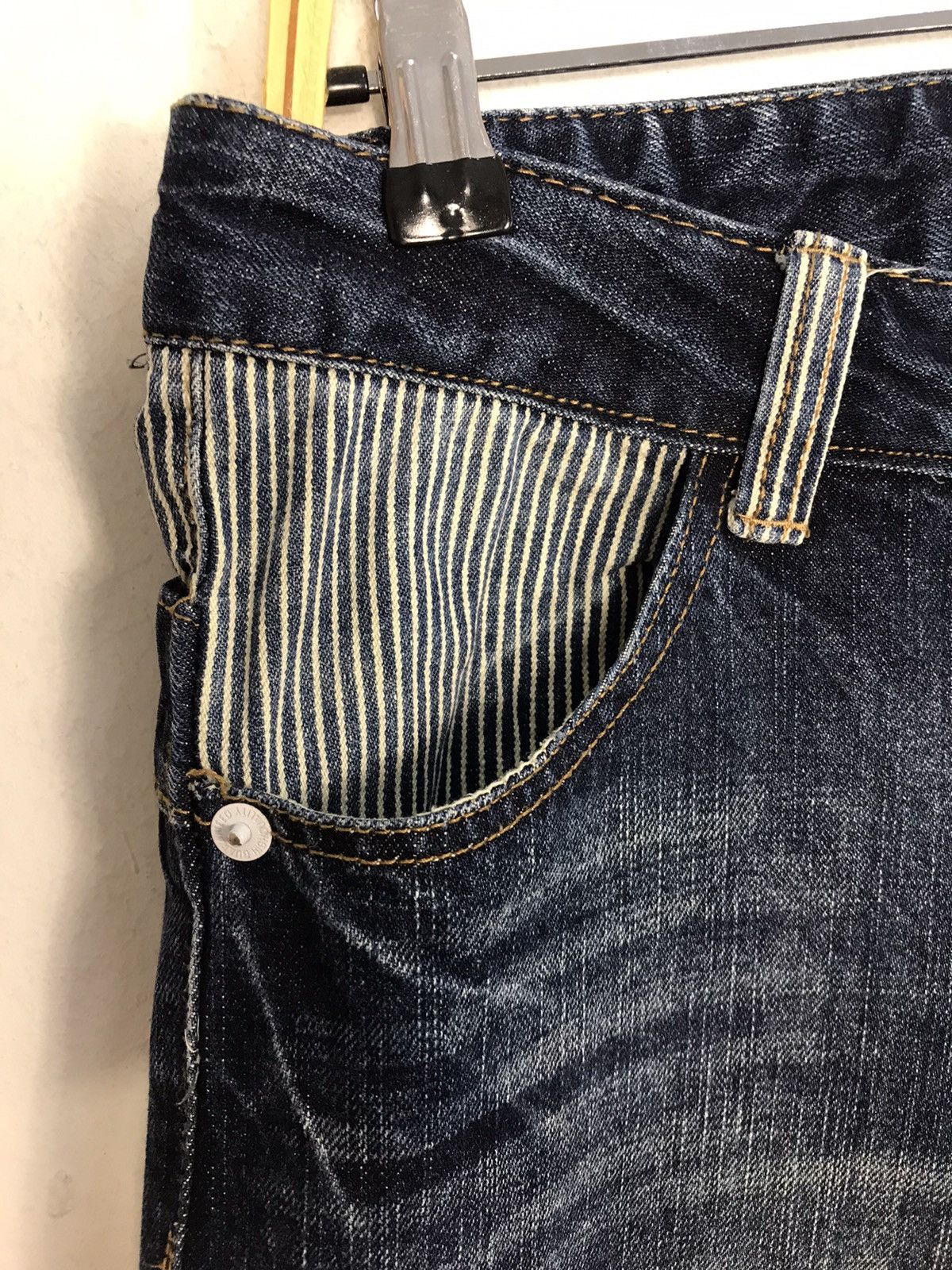 Japanese Brand × Vintage Vintage JapaneseBrand Double Waist Zipper Style Jeans Size 31" - 7 Thumbnail