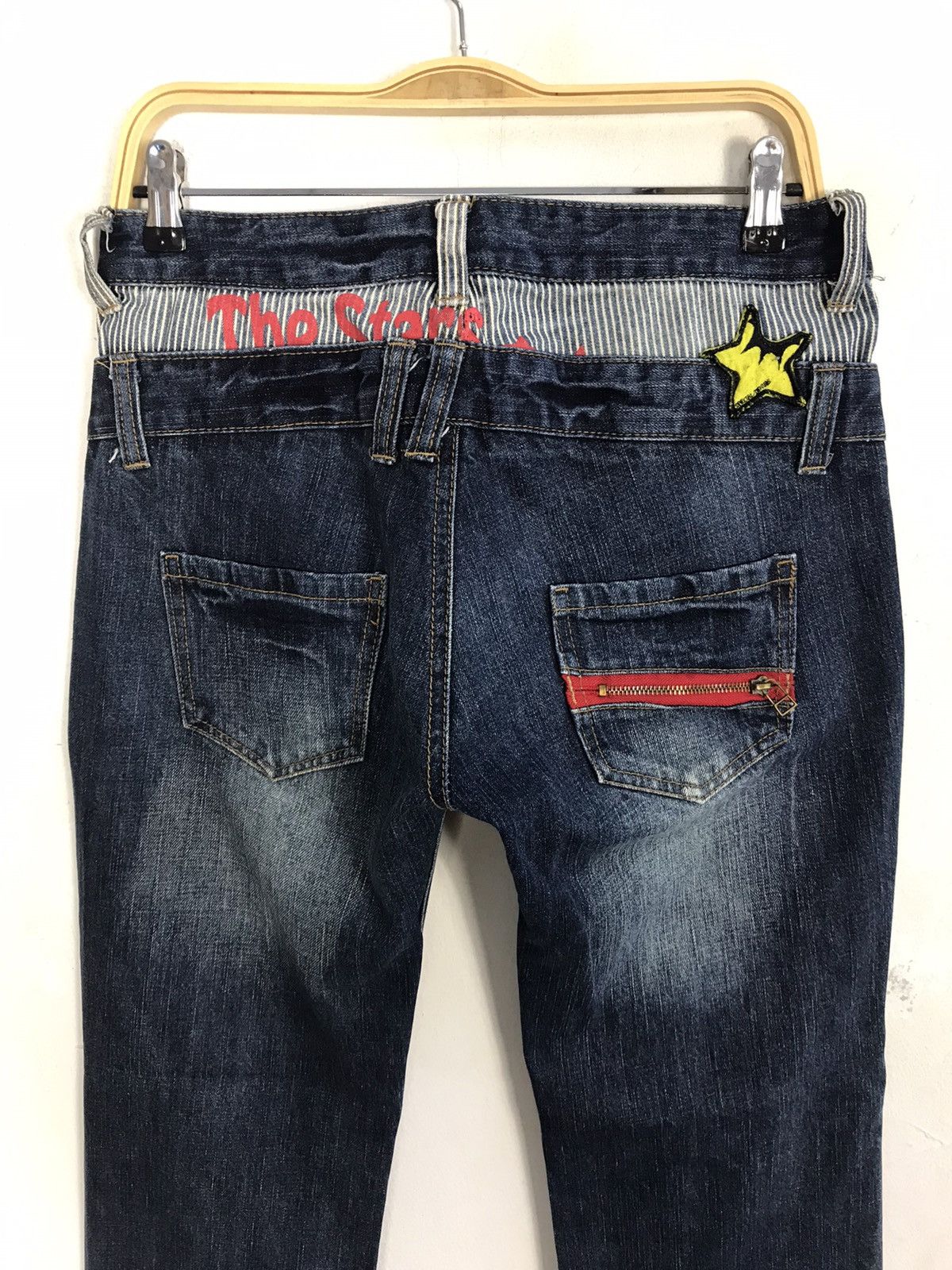Japanese Brand × Vintage Vintage JapaneseBrand Double Waist Zipper Style Jeans Size 31" - 9 Thumbnail