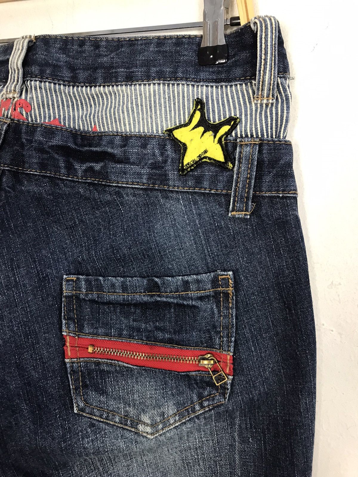 Japanese Brand × Vintage Vintage JapaneseBrand Double Waist Zipper Style Jeans Size 31" - 10 Thumbnail