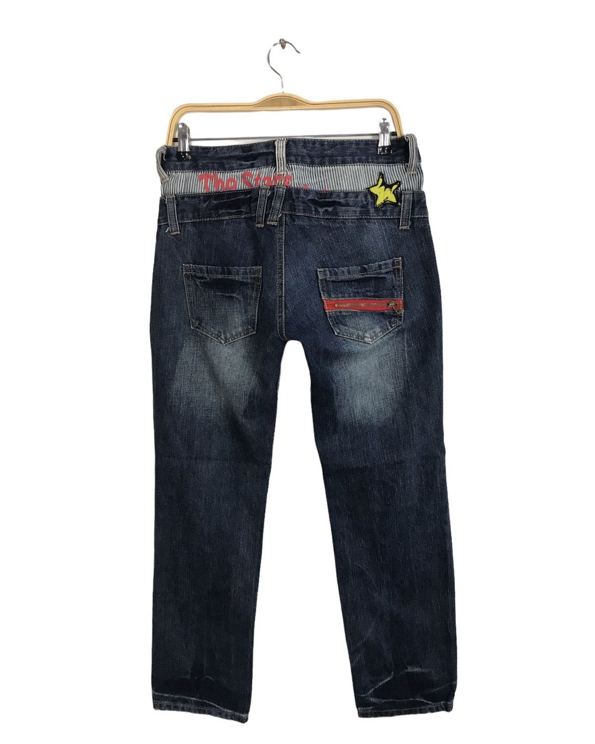 Japanese Brand × Vintage Vintage JapaneseBrand Double Waist Zipper Style Jeans Size 31" - 2 Thumbnail