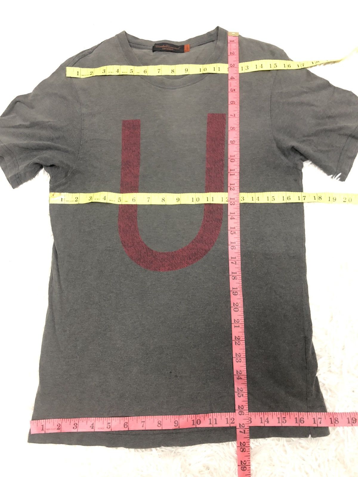 Japanese Brand × Jun Takahashi × Undercover UNDERCOVERISM FOR RABEL BIG U LOGO SHIRT JAPAN 🇯🇵 Size US S / EU 44-46 / 1 - 10 Thumbnail
