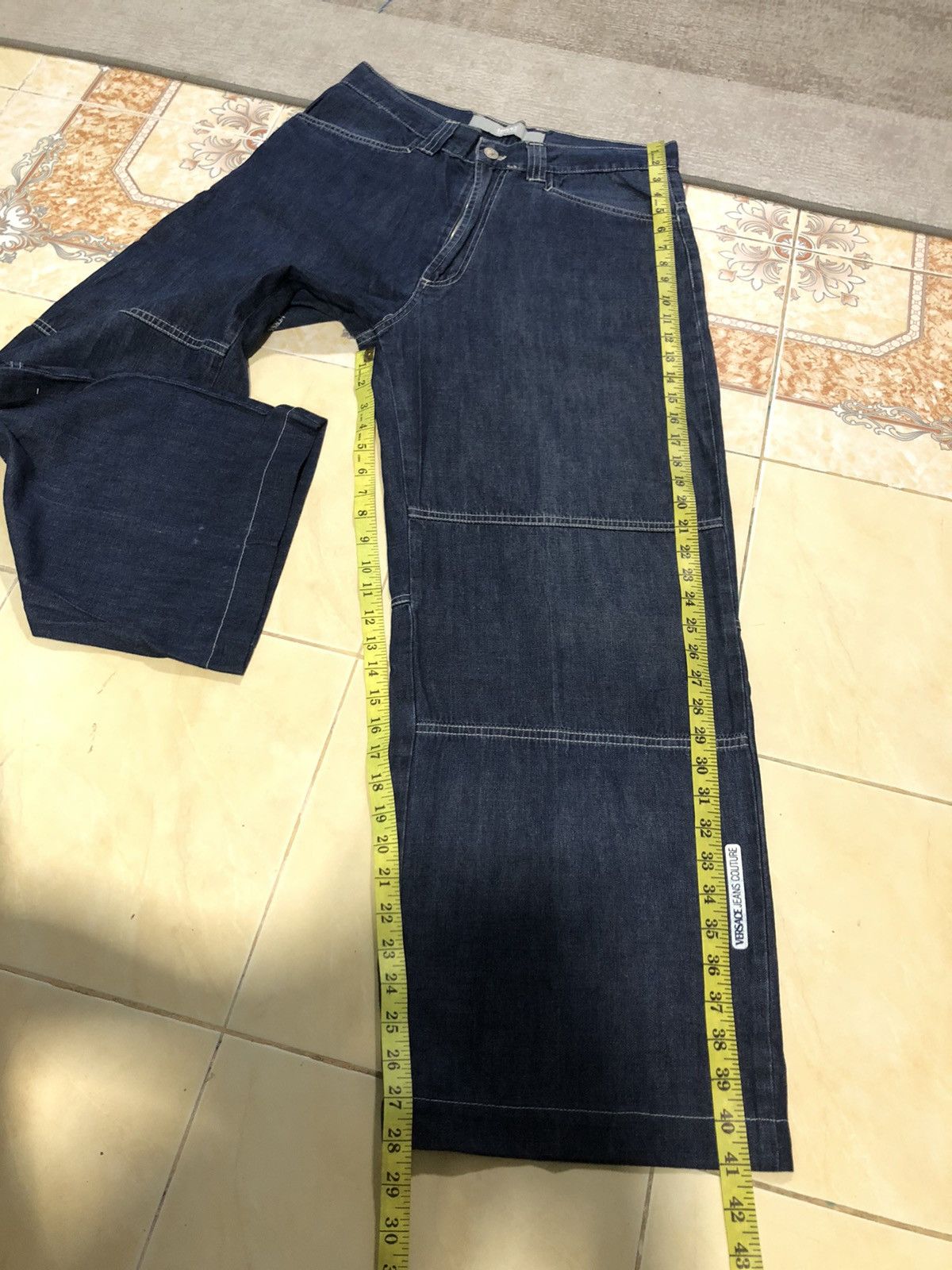 Versace VERSACE JEANS COUTURE HIP HOP RAPERS BAGGY DENIM Size US 32 / EU 48 - 15 Thumbnail