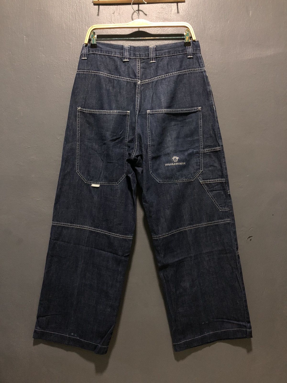 Versace VERSACE JEANS COUTURE HIP HOP RAPERS BAGGY DENIM Size US 32 / EU 48 - 1 Thumbnail