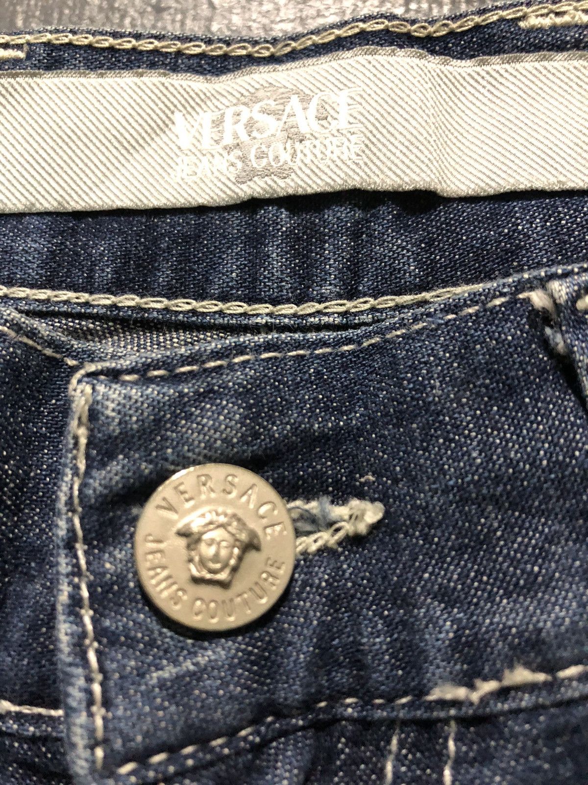 Versace VERSACE JEANS COUTURE HIP HOP RAPERS BAGGY DENIM Size US 32 / EU 48 - 7 Thumbnail