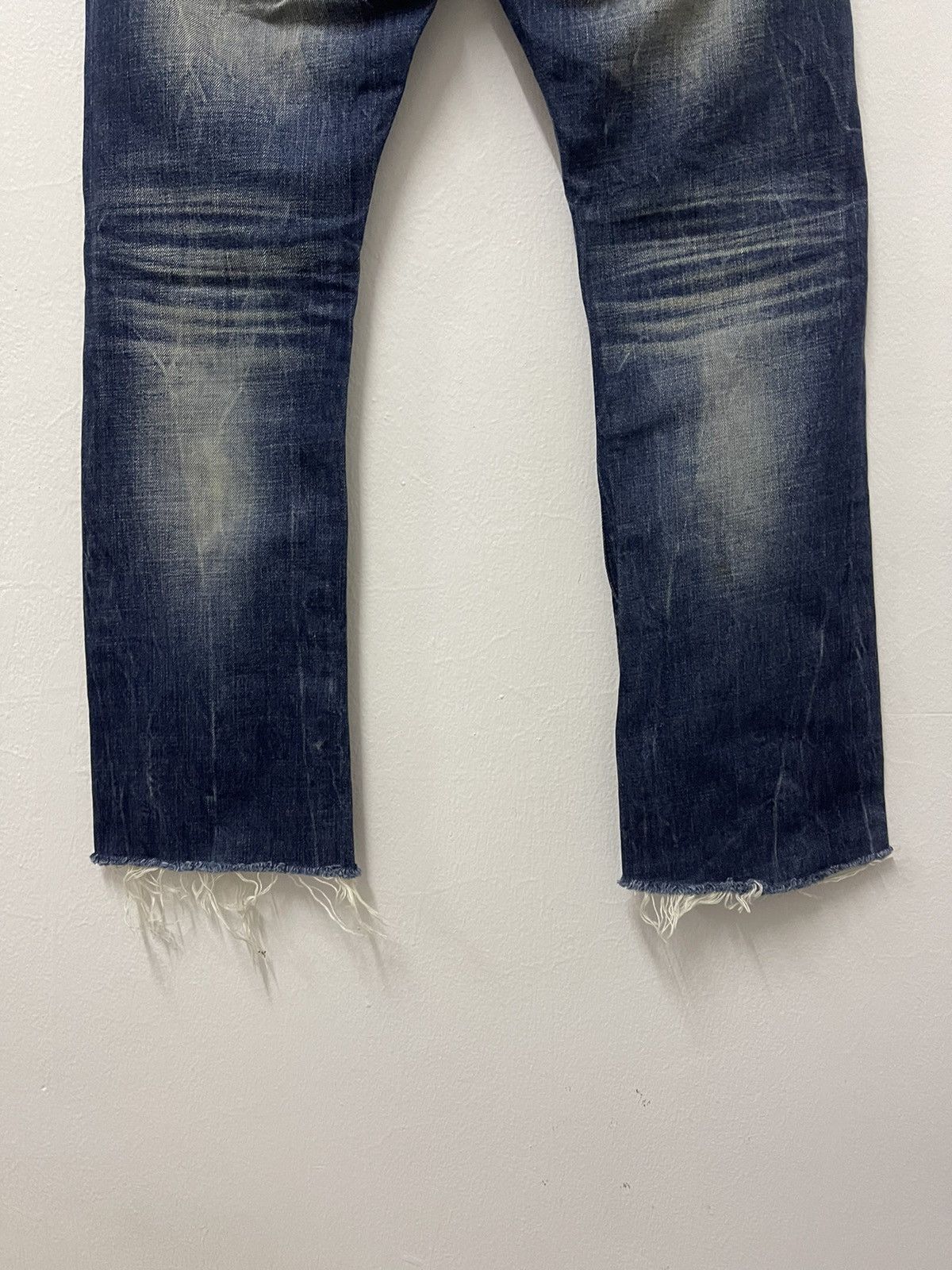 Japanese Brand × Vintage Vintage Redpepper Double Flag Distressed Jeans Size US 31 - 3 Thumbnail