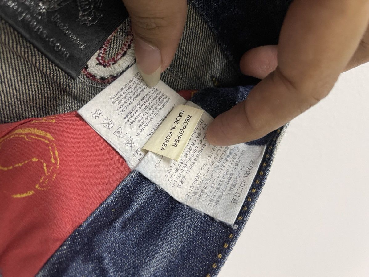 Japanese Brand × Vintage Vintage Redpepper Double Flag Distressed Jeans Size US 31 - 21 Thumbnail
