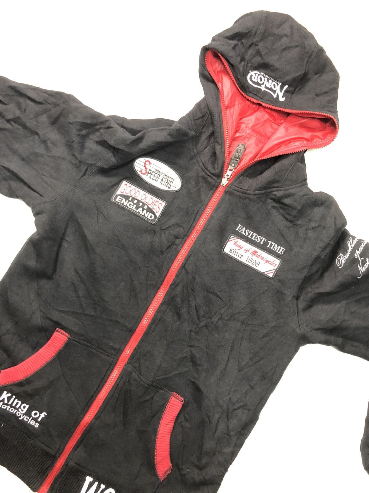 Norton NORTON WORLD CHAMPION KING OF MOTORCYCLE REVERSIBLE SWEATER Size US M / EU 48-50 / 2 - 12 Thumbnail