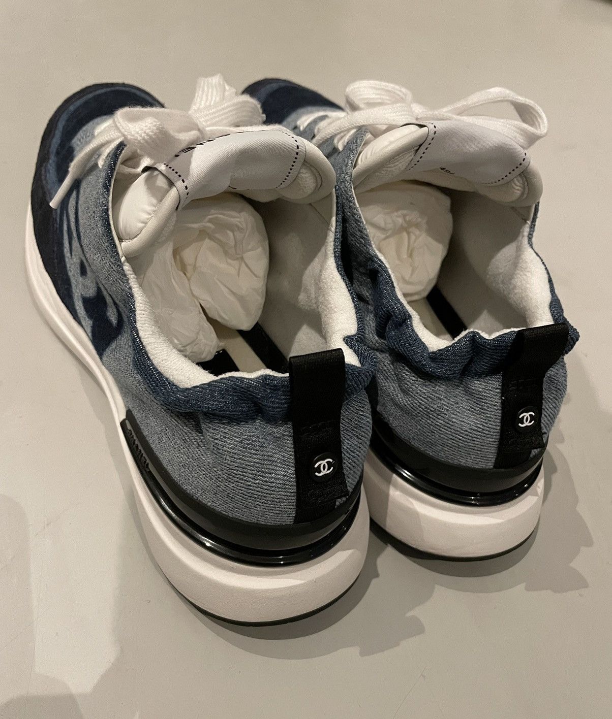 Chanel Chanel denim running sneakers men’s 41 Size US 8 / EU 41 - 25 Thumbnail