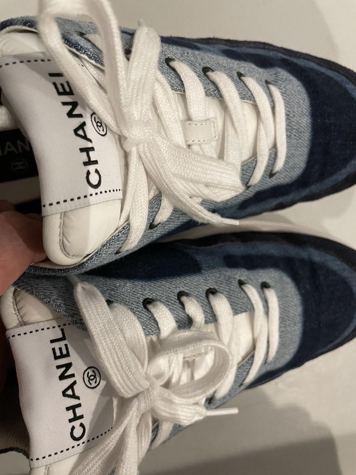 Chanel Chanel denim running sneakers men’s 41 Size US 8 / EU 41 - 17 Thumbnail