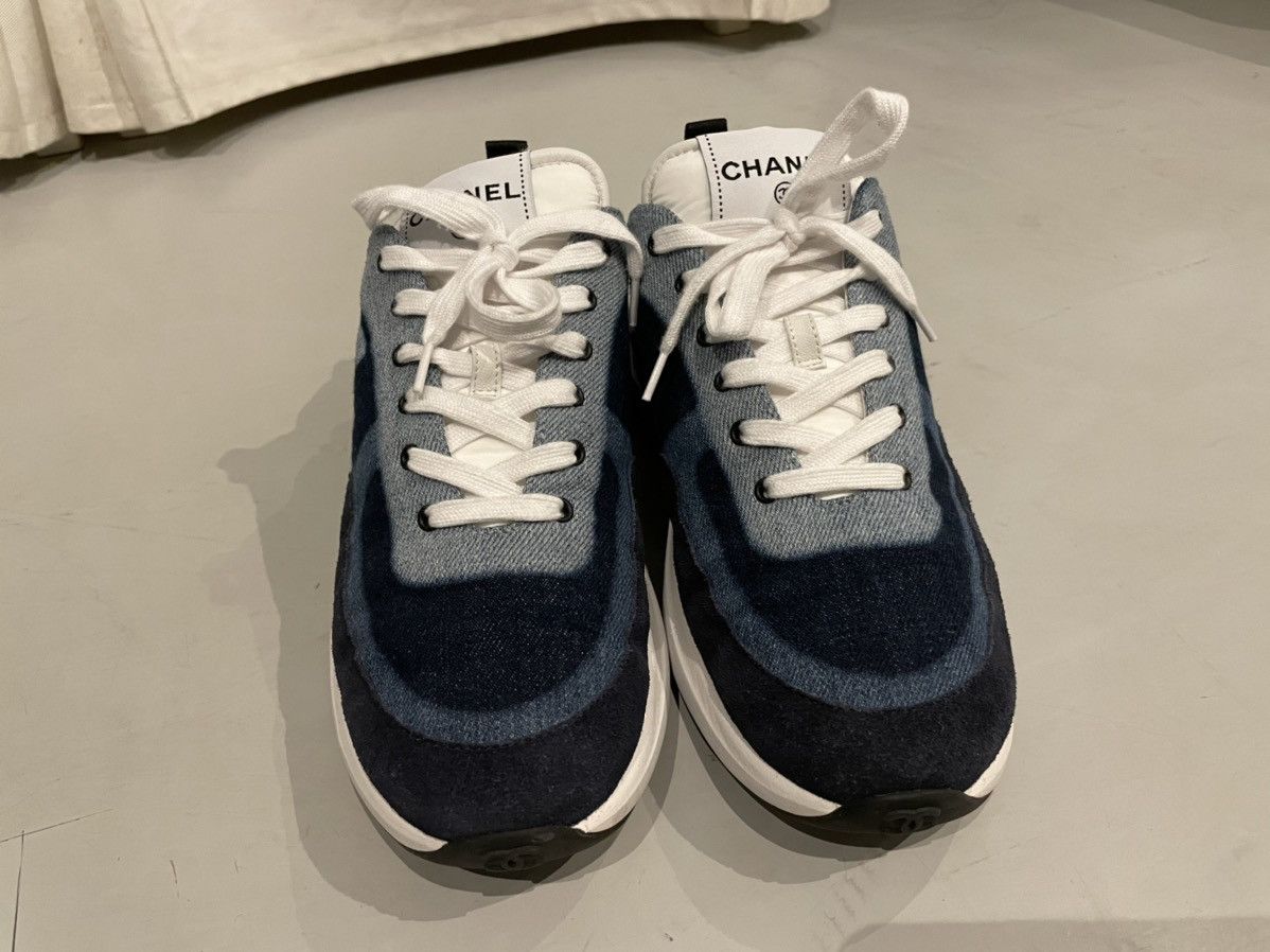 Chanel Chanel denim running sneakers men’s 41 Size US 8 / EU 41 - 20 Thumbnail