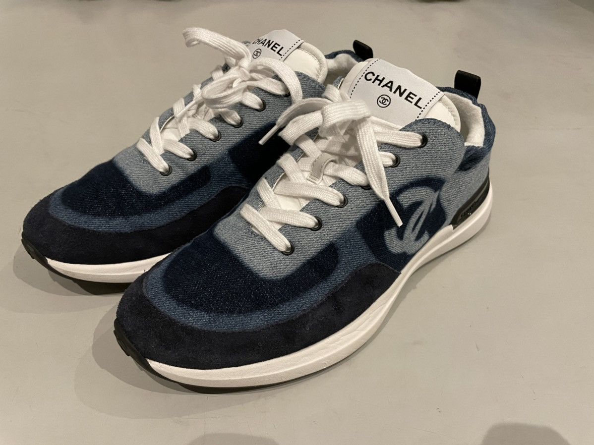 Chanel Chanel denim running sneakers men’s 41 Size US 8 / EU 41 - 7 Thumbnail