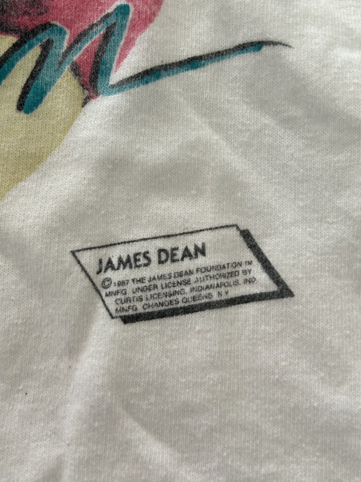Band Tees × Vintage James Dean 1987 T-shirt Size US S / EU 44-46 / 1 - 4 Thumbnail