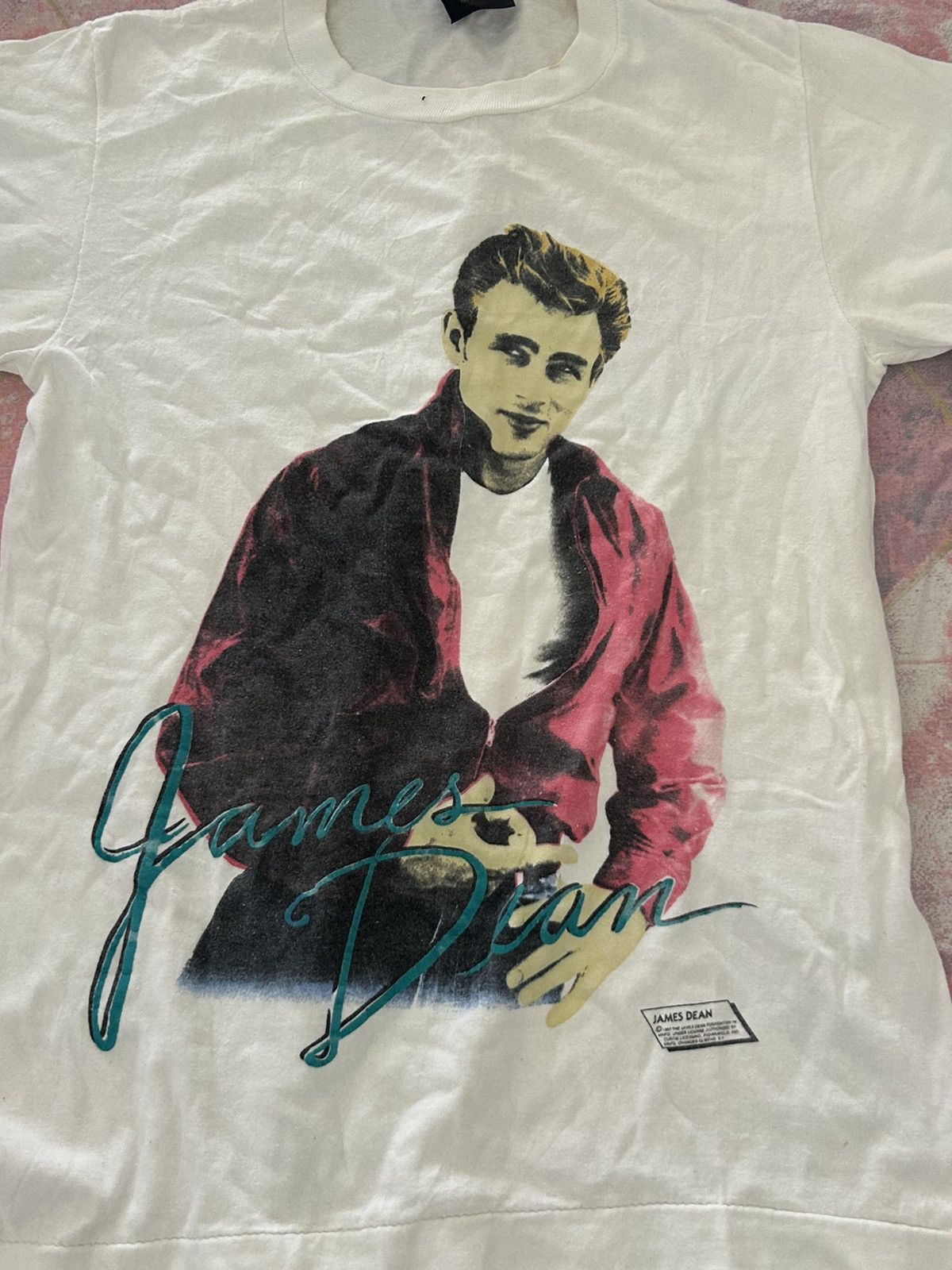 Band Tees × Vintage James Dean 1987 T-shirt Size US S / EU 44-46 / 1 - 3 Thumbnail