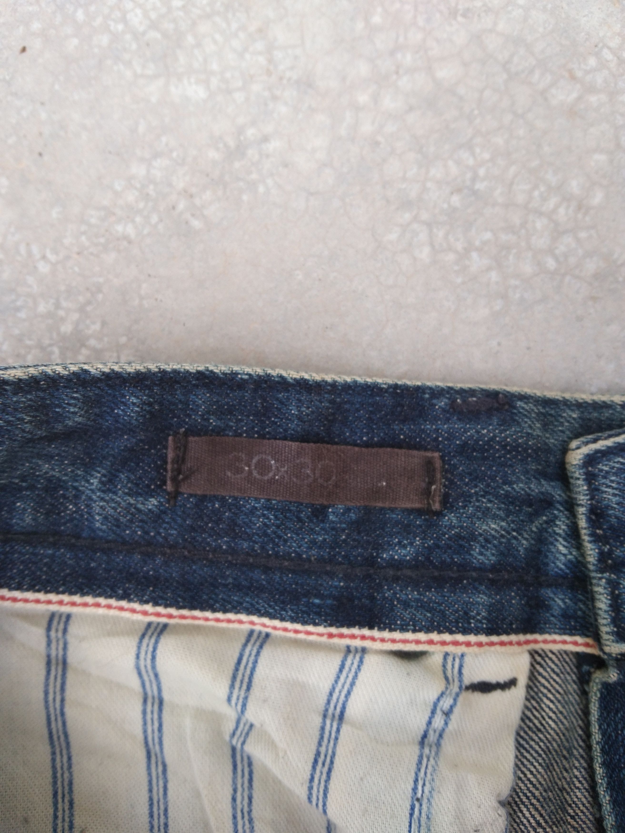 Jean × Vintage Banana Republic Mudwash Redline Selvedge Distressed Jeans Size US 32 / EU 48 - 11 Thumbnail