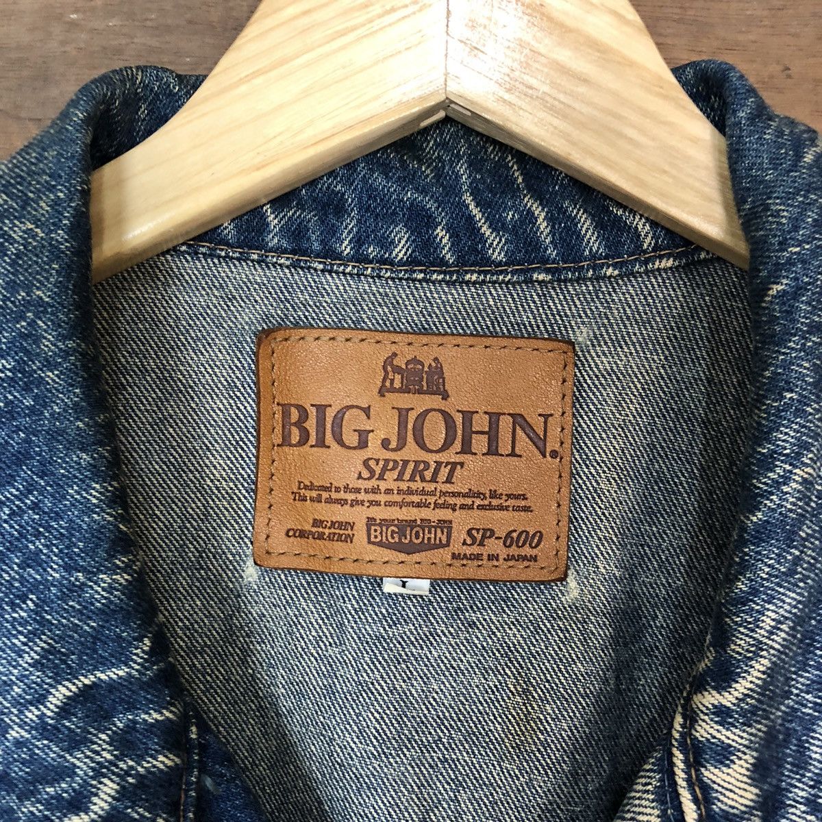 Big John Big John vintage Blue Denim Jacket #5701 Size US L / EU 52-54 / 3 - 9 Thumbnail