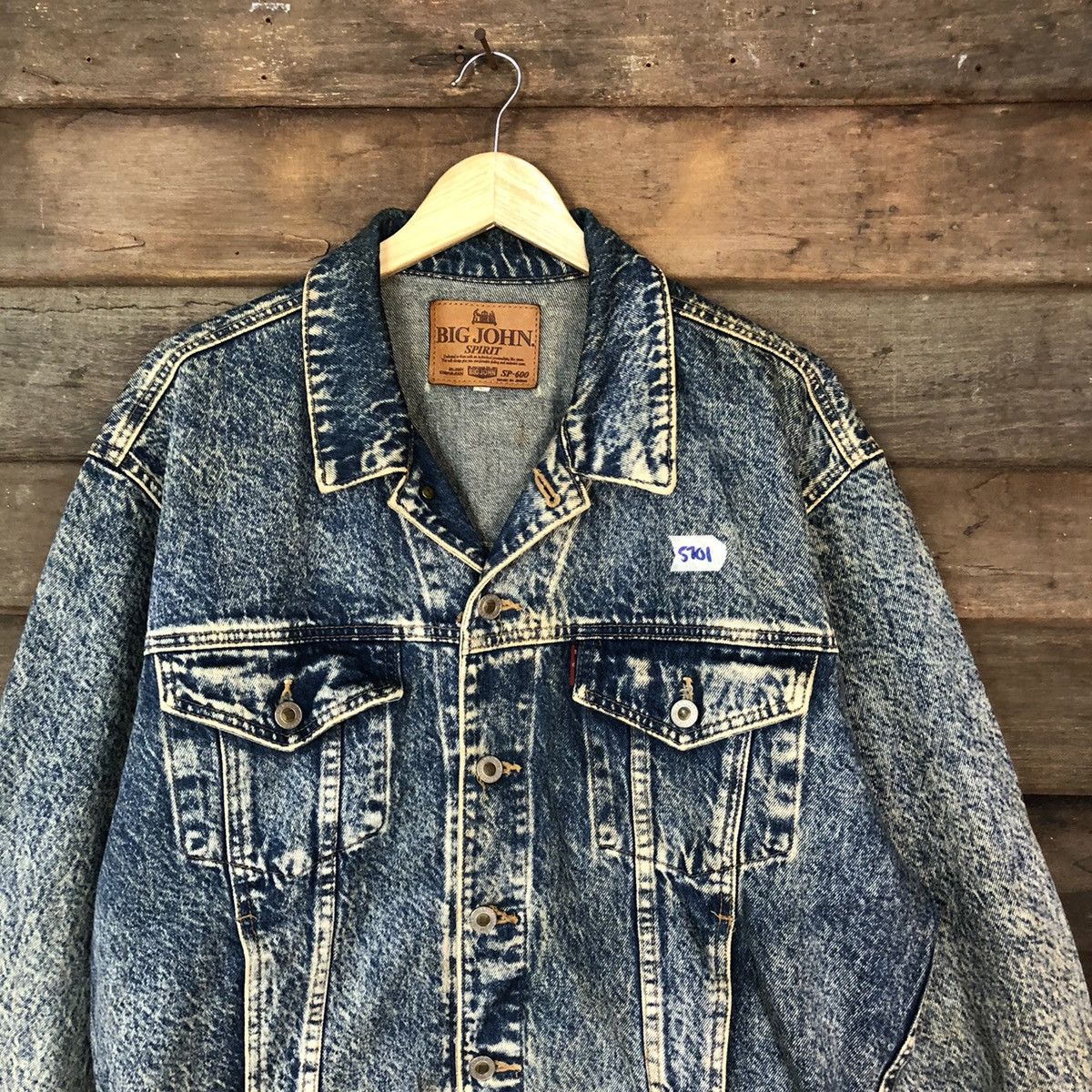 Big John Big John vintage Blue Denim Jacket #5701 Size US L / EU 52-54 / 3 - 2 Thumbnail