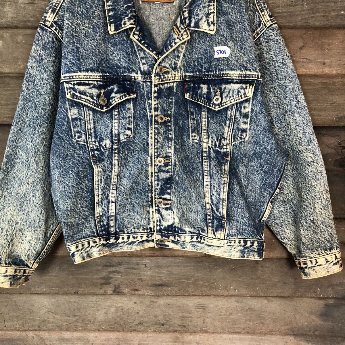 Big John Big John vintage Blue Denim Jacket #5701 Size US L / EU 52-54 / 3 - 3 Thumbnail