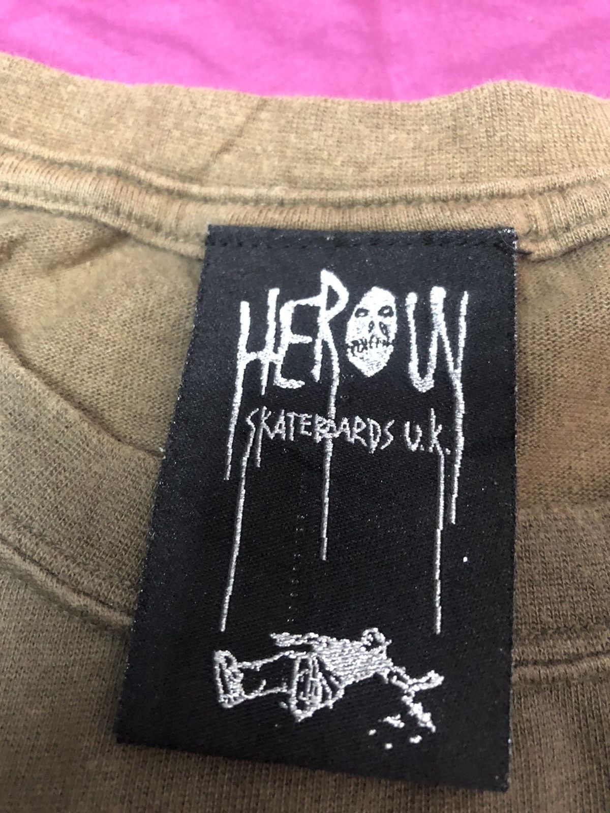 Vintage Vintage Heroin Skateboards U.K T-Shirt Size US L / EU 52-54 / 3 - 4 Thumbnail