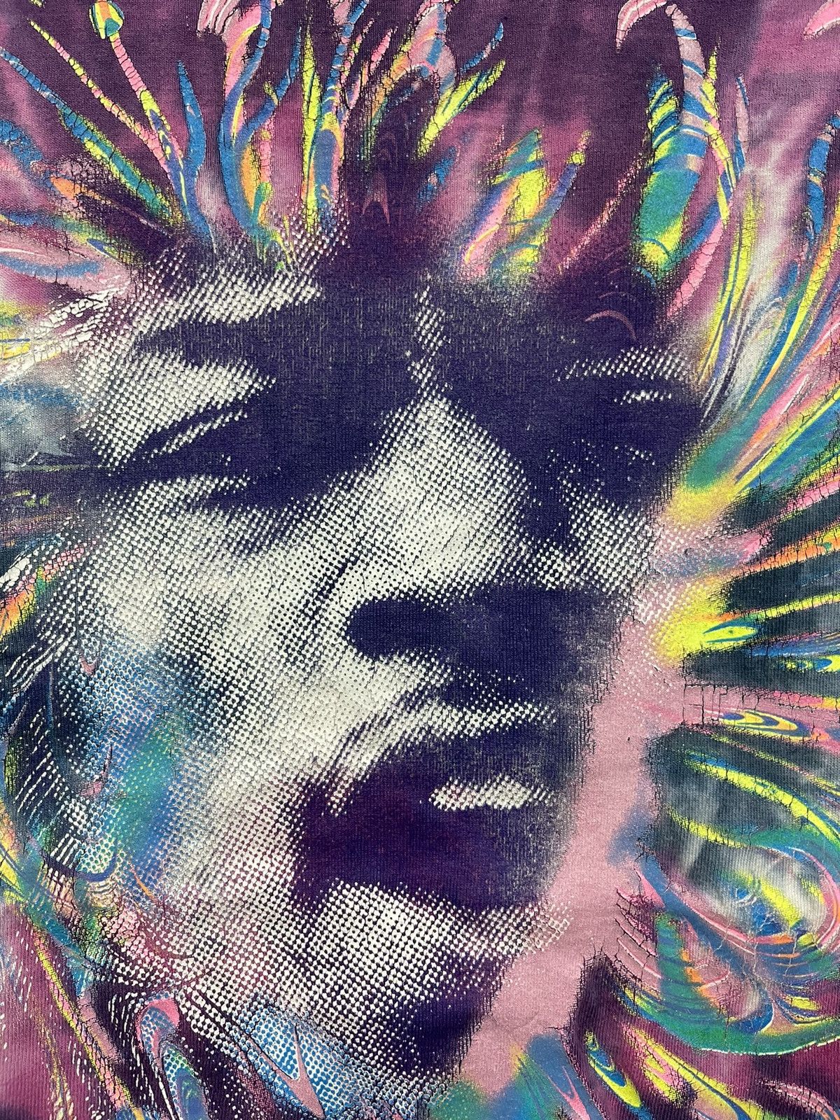 Jimi Hendrix × Rap Tees × Vintage Rare Vintage 90s Jimi Hendrix Experience Shirt Single Stitch Size US XL / EU 56 / 4 - 4 Thumbnail