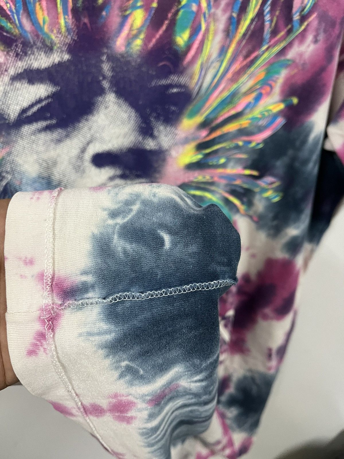 Jimi Hendrix × Rap Tees × Vintage Rare Vintage 90s Jimi Hendrix Experience Shirt Single Stitch Size US XL / EU 56 / 4 - 10 Thumbnail