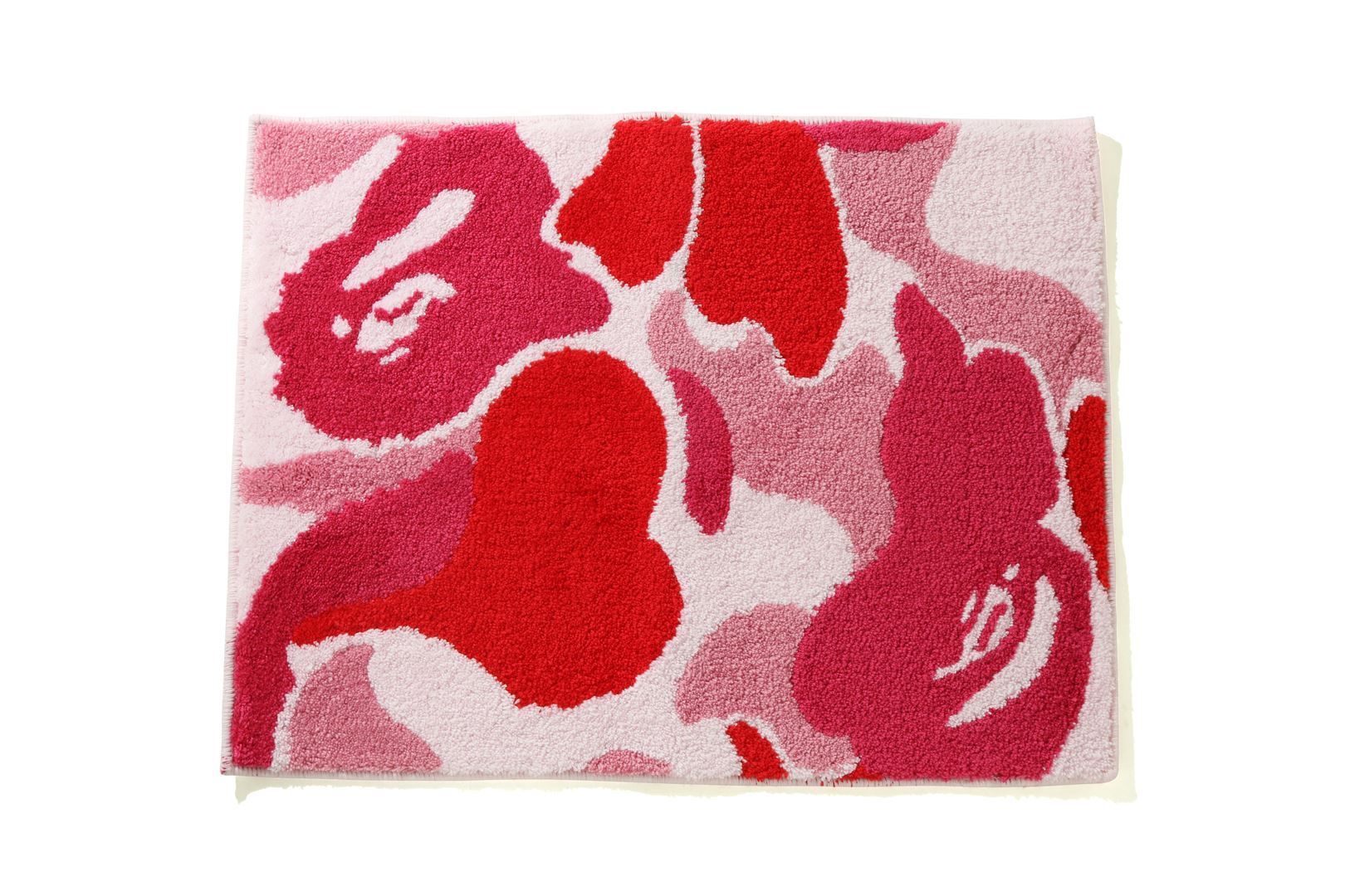 Pre-owned Bape Abc Camo Rug Mat (pink) Ds