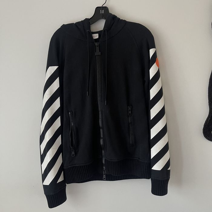 Off white hotsell x moncler hoodie