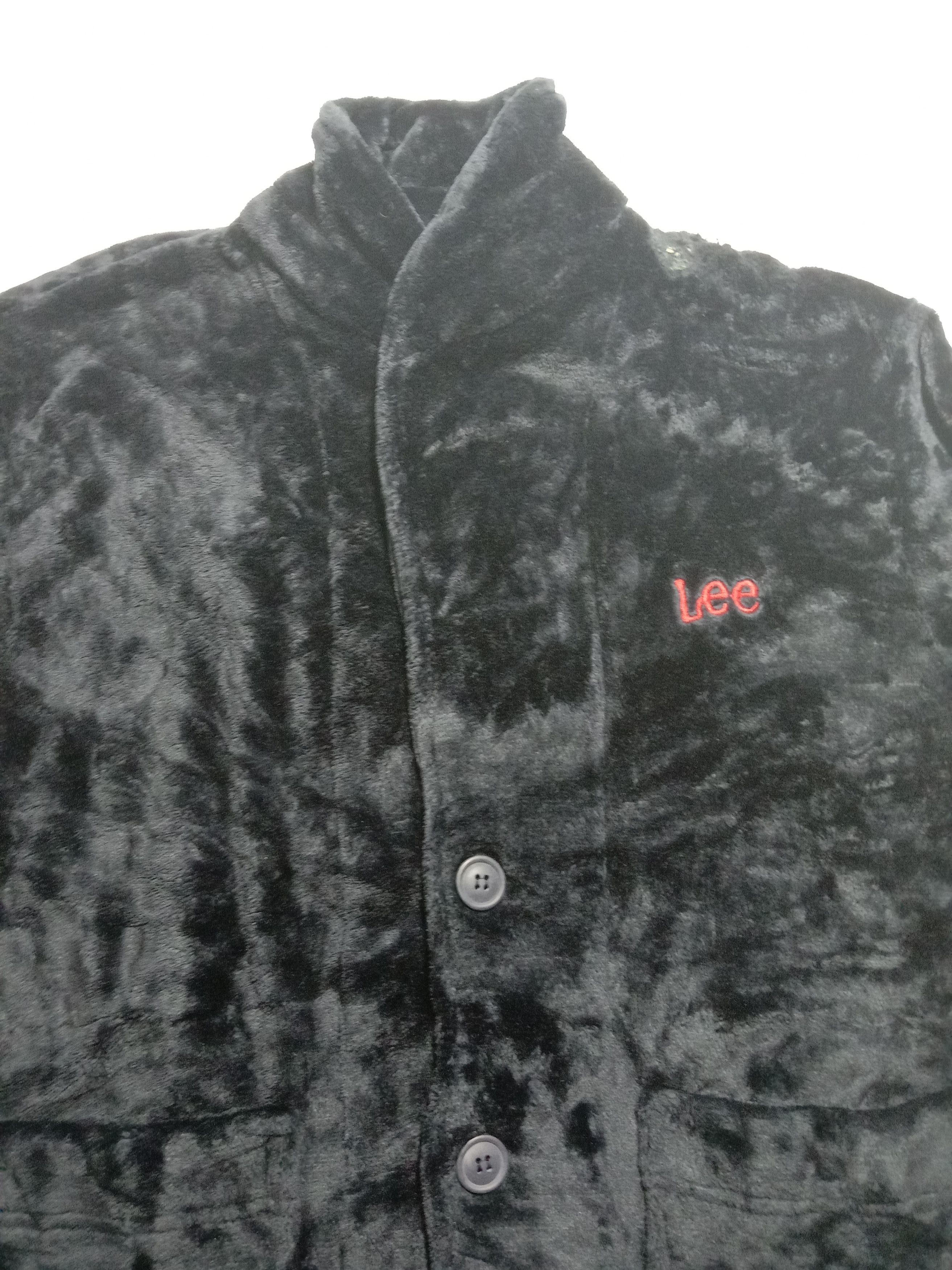Lee Lee Suede Fleece Fluffy Jacket Button Up Size US M / EU 48-50 / 2 - 3 Thumbnail