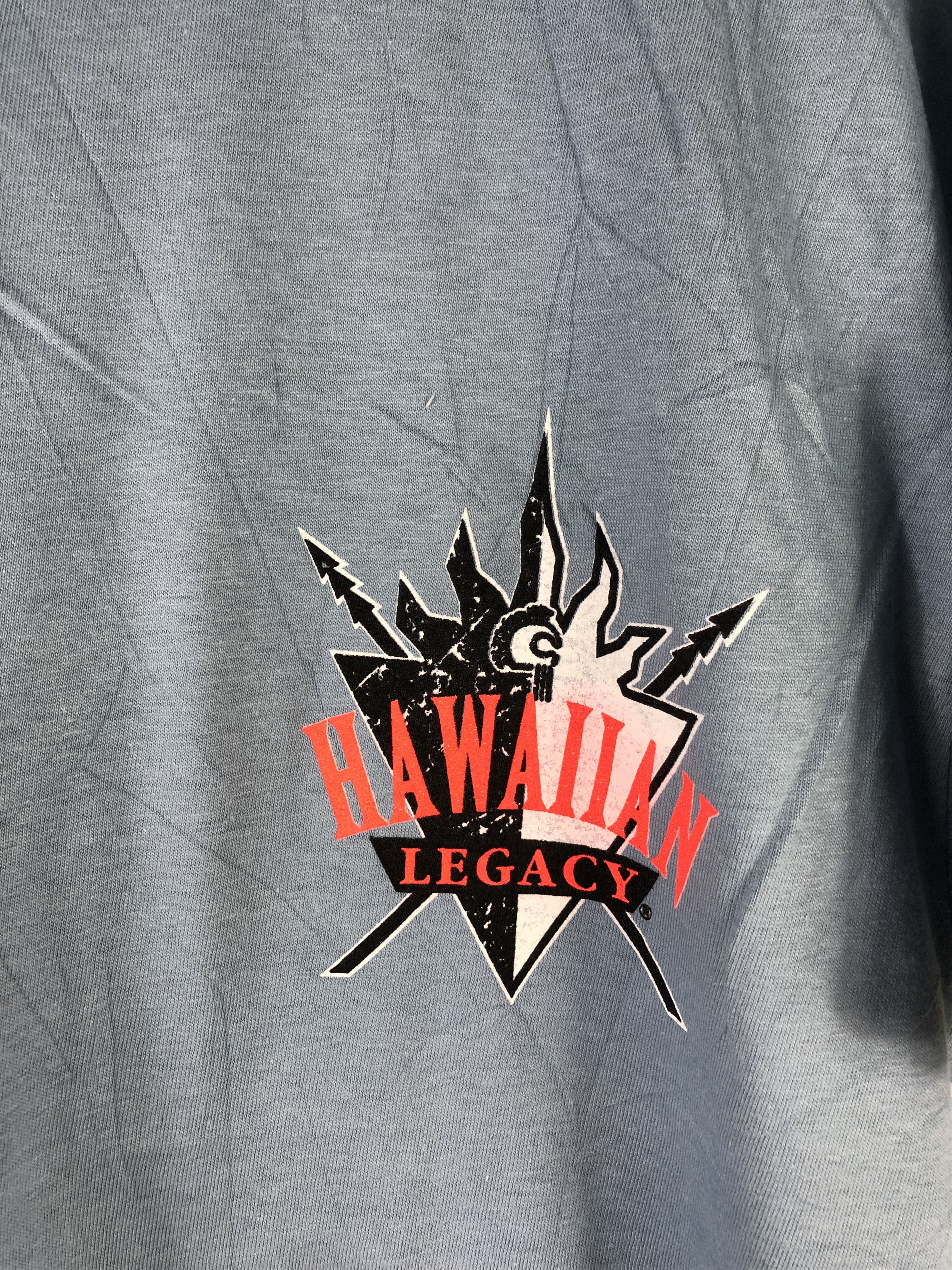 Hanes Vintage 90s Hawaii Legacy Tshirt Size US L / EU 52-54 / 3 - 2 Thumbnail