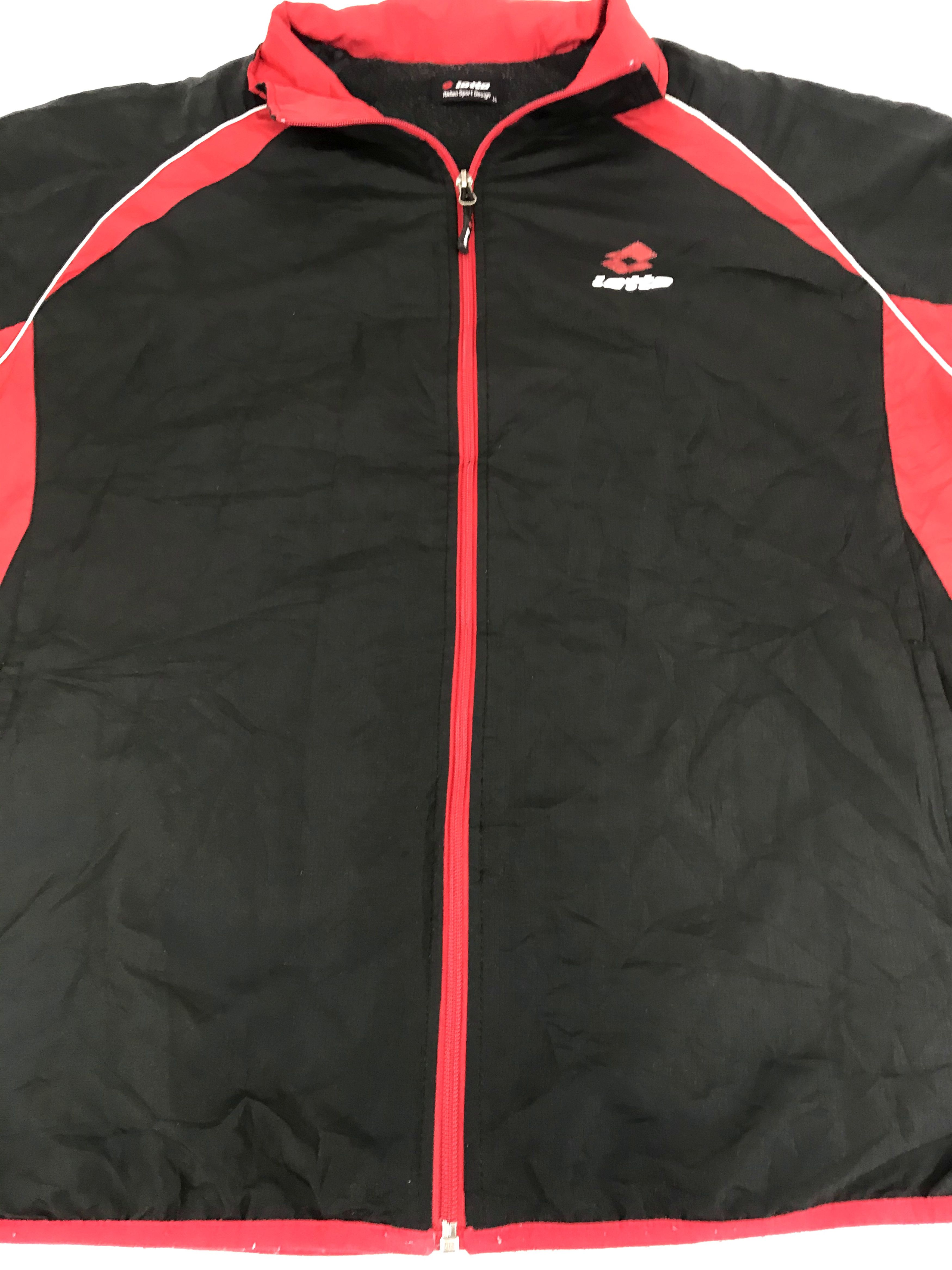 Lotto Sport Vintage Lotto Italian Sport Brand Bomber Jacket Fleece Size US XL / EU 56 / 4 - 2 Thumbnail