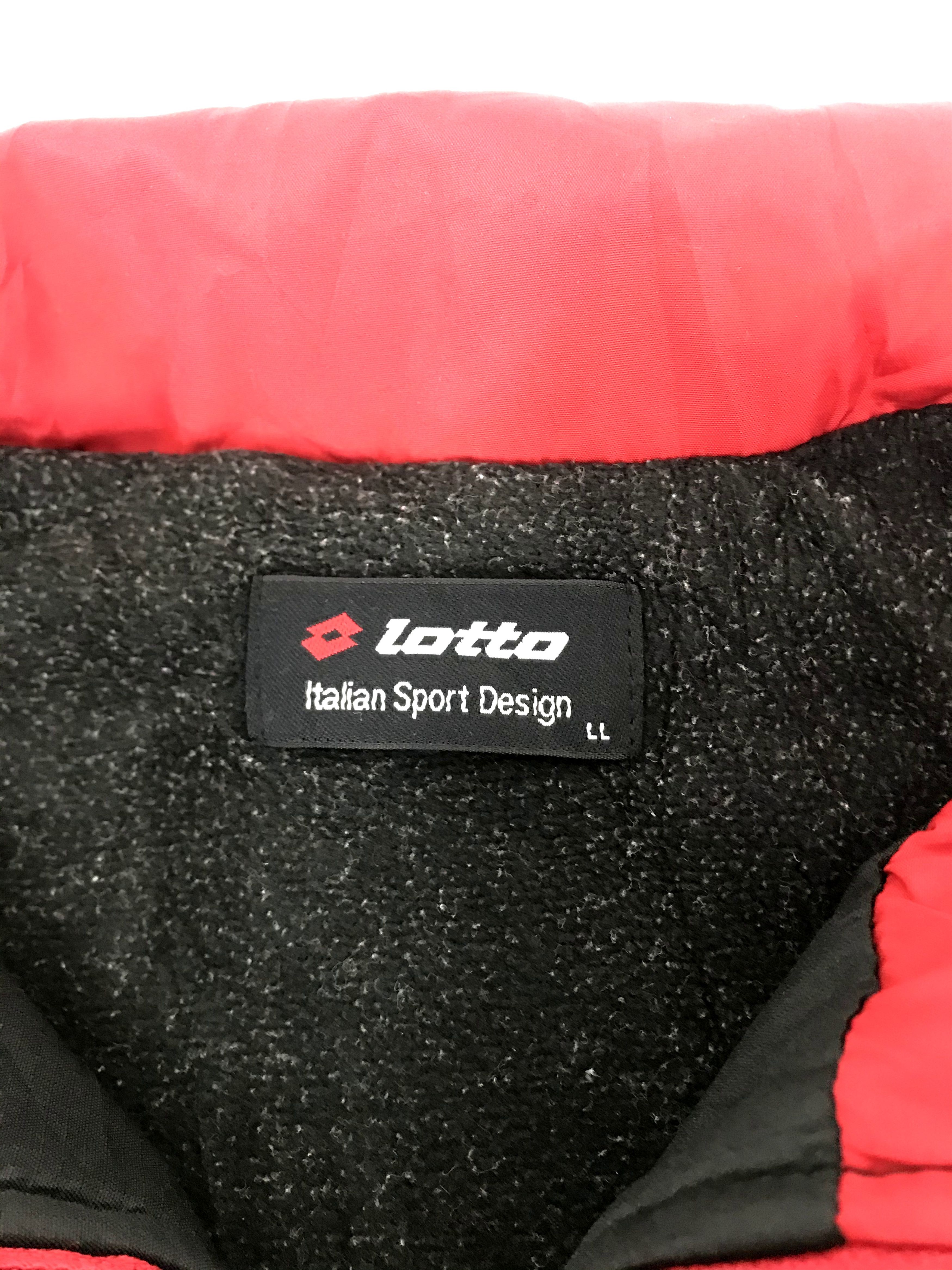 Lotto Sport Vintage Lotto Italian Sport Brand Bomber Jacket Fleece Size US XL / EU 56 / 4 - 4 Thumbnail